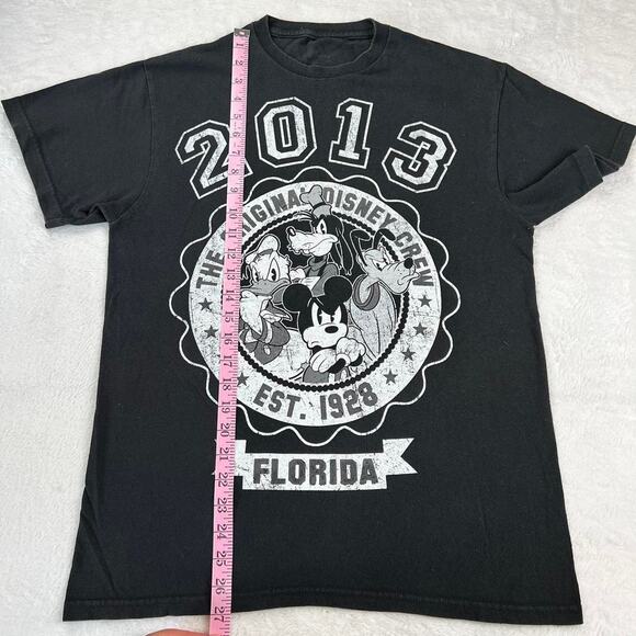 Disney Crew Mickey Mouse Florida 2013 black & white t-shirt size Medium - Picture 3 of 5